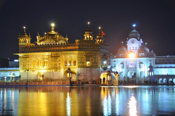 Amritsar. Pri Zlatom chráme