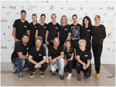 Profesionálni kaderníci L´Oréal Professionnel na Fashion Live!