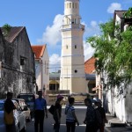 07.Penang – minaret na konci ulice nie je nicim   vynimocnym