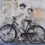11.Penang – ikonou Penangu je malba s bicyklom