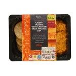 marks-and-spencer-Crispy Pooris with Chicken Tikka Masala Dip 112g £2.50