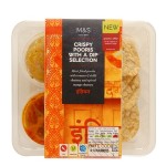 marks-and-spencer-Crispy Pooris with a Dip Selection 115g £2.50
