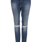 Modré skinny rifle s deravými kolenami ONLY Coral 39,95e