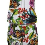 Biely overal bez ramienok s kvetinovými vzormi Desigual Bahamas 49,95e ZOOT