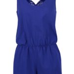 Modrý overal s čipkovanými ramienkami Dorothy Perkins 28,95e ZOOT