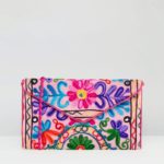 Reclaimed Vintage Pink Embroidered Cross Body Bag 56.34e ASOS