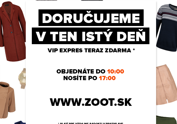 ZOOT spustil SAME DAY DELIVERY ZOOT spustil SAME DAY DELIVERY