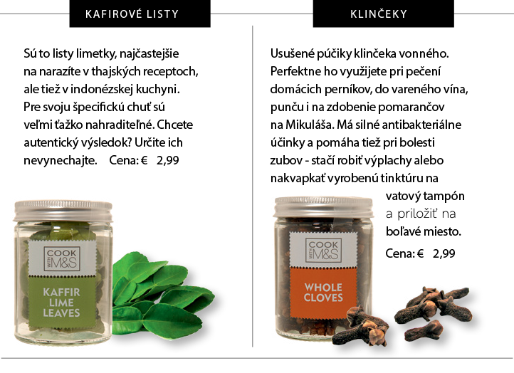 KORENIE NAJVYŠŠEJ KVALITY Z MARKS & SPENCER