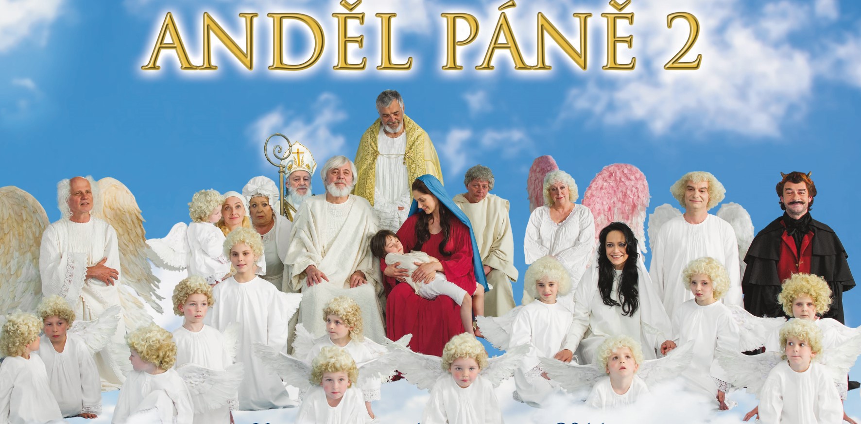 Karel Gott s dcérou Charlotte Ellou vo filmovej rozprávke Anděl Páně 2! Karel Gott s dcérou Charlotte Ellou vo filmovej rozprávke