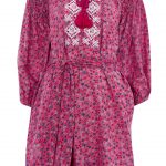 Rúžové šaty Topshop