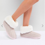 asos.com, domáce teplé papuče