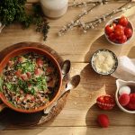 Fritata s údenou šunkou, špenátom a šampiňónmi (2)