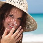 Sunscreen girl