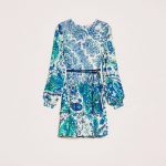 Twinset modre kratke saty
