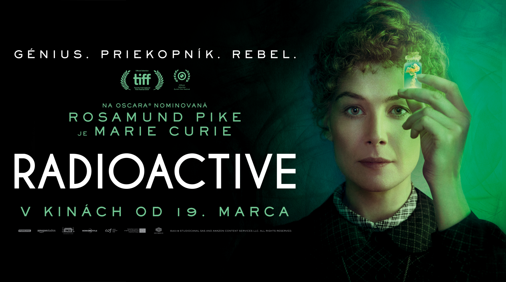 RADIOACTIVE: Snímka o žene, ktorá navždy zmenila tvár vedy v kinách od 19. marca