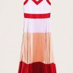 Twinset, Pleated satin long slip dress