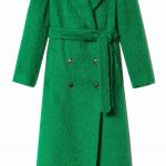 Twinset, teddy coat, zeleny