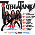 Vizuál turné 40 rockov Tublatanka dobrí priatelia tour