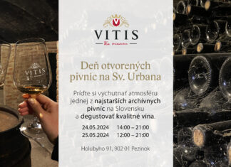 TIP na máj, pozvánka do archívnej pivnice Vitis