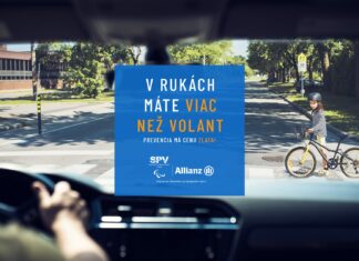 „V rukách máme viac než volant”, varuje najnovšia preventívna kampaň SPV a Nadácie Allianz