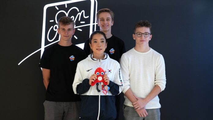 1_FULL_Jakub Aldorf, Hee-jin Kim, Patrik Švoma and Jakub Kužel met at Olympic rendezvous at Samsung-min