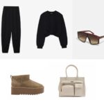 FOTO_obuv a kabelka DEICHMANN_teplaky a crop top a okuliare ZALANDO