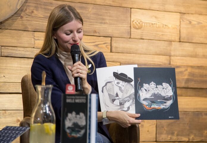 biele ilustracie