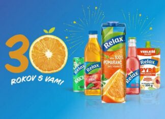 30 rokov s chuťou ovocia: Relax 100 % Pomaranč